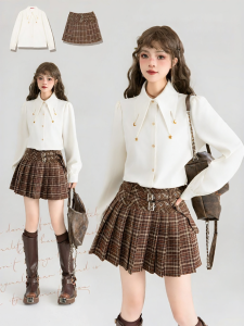 Keiko | Áo Sơ Mi Trắng Cổ Đỉnh Phong Cách Pháp Mùa Xuân Hè