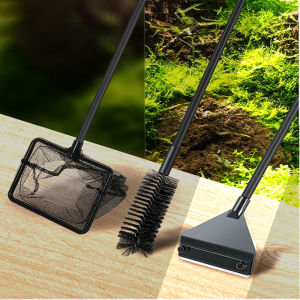 ZRDR | Aquarium Algae Remover Aluminum Alloy Stainless Steel Scraper Blade Fish Tank Glass Water Plant Grass Cleaning Tools Accessories