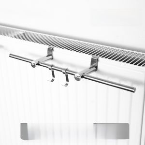 Steel Radiator Clothes Drying Rack Stainless Steel Towel Bar Multi-Functional Home Storage Shelf Drying Clothes Hanger