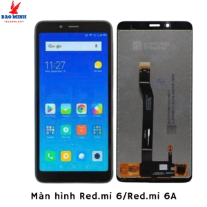 Màn hình Red.mi 6 xài chung 6A màu đen