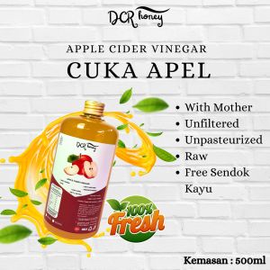 Cuka Apel Sari Apel Cuka Apel Organik Cider Vinegar With Mother 500ml