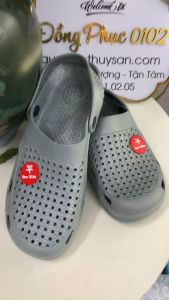Dép Sục phòng sạch màu Xám Màu Xanh bền vs nhẹ