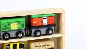 เซ็ตรถไฟไม้ รถไฟของเล่น เซ็ตรถของเล่น เสริมพัฒนาการ V115 พร้อมส่ง