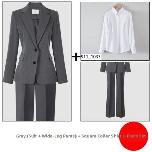 YIMUZI | Formal Ladies Business Suit Set Tailored