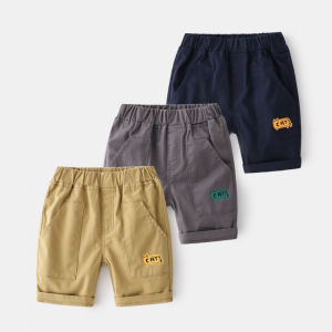 Quần Short Nam Mùa Hè Mỏng Thường Ngày Cotton 100% Cạp Vừa Quần Năm Mảnh Thương Hiệu Wellkids Phong Cách Kinh Doanh Công Sở