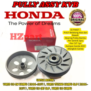 PULLY ASSY KODE-KVB HONDA ORIGINAL MOTOR VARIO 110 CW TECHNO KARBU VARIO 110 KARBU VARIO 110 CBS OLD