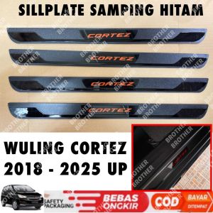 Sillplate Samping Wuling Cortez 2018 2023 2024 2025 Hitam