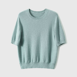 Blingy Comfortable Linen Cotton T-Shirt