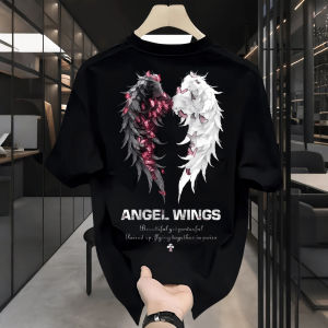 American Style Mens Short Sleeve T-Shirt Premium Quality Pure Cotton Casual Oversize Cool Printed Breathable Summer Top