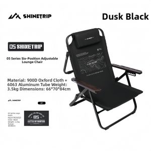 ShineTrip | Adjustable Folding Camping Chair Sit and Lie
