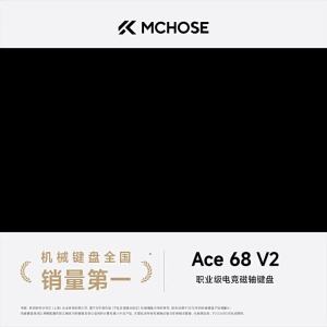 HXSJ | MCHOSE ACE 68 V2 Magnetic Switch Gaming Keyboard 8KHz Polling Rate 0.008ms Ultralow Latency DKS/MT/TGL/RS/SOCD Keyboard