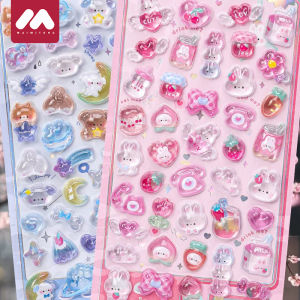 MAIMITONG | Cute 3D Relief Stickers for Mobile Decoration Gemstone Crystal Small Patterns