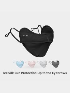Ice Silk 2025 New Womens Full Face Sun Protection Mask 3D UV Protection Breathable Eye Protection Summer Sunshade