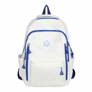 IELGY Printed Backpack Korean Version Simple Large-Capacity Backpack Reduce Burden Leisure Travel Bag