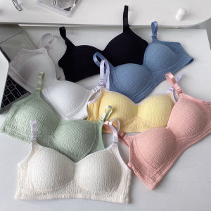 Áo lót nữ cotton mỏng nâng ngực nhỏ thu gọn ngực thứ cấp chống chảy xệ