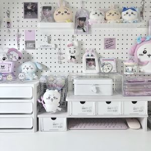 Mini Ins Style Desktop Arrangement Office Desk Storage Childrens Desktop University Dormitory Student Miniature Tablecloth