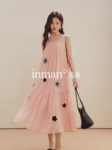 INMAN | Đầm Maxi Dây Đai Thêu Dây