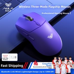 AULA-MOJING | Triple Mode Wireless & Wired Charging Mouse