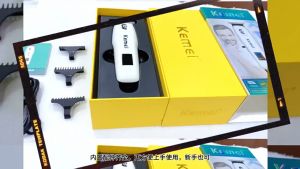 Kemei KM-PG232 Professional Hair Cutting Machine Electric Hair Clipper Cordless Trimmer for Men Rechargeable Shaver Styling Tool