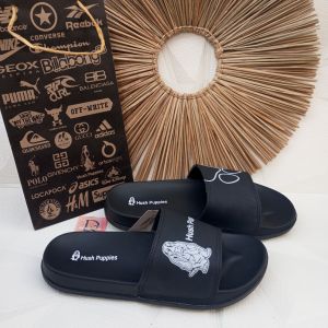 promo sandal slip on pria wanita/sandal trendy/ hitam putih