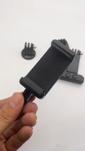 Portable Holder Klip Ponsel Hp Dudukan yang Dapat Disesuaikan dengan Lubang Sekrup 1/4 Bracket Clip Holder Penjepit Handphone Adaptor Gopro Aksessories Camera Sport Bisa Dipasang Di Tripod Monopod Tongsis cocok untuk Android Ios Iphone