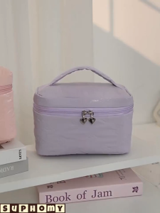 Makeup Bag Cosmetic Bag Woman Beg makeup Modern Toiletry Bag PU Leather Waterproof Travel bag Organizer Luggage Pouch