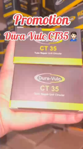 แผ่นปะยาง Dura Vulc แผ่นปะยางใน CT 35 แถมฟรี!! กาว Best ขนาด 30 ml. แผ่นปะซ่อมยางใน สำหรับรถทุกชนิด แผ่นปะยางในรถบรรทุก แผ่นปะยางในเรเดียล แผ่นปะ รถยนต์ รถจักรยานยนต์
