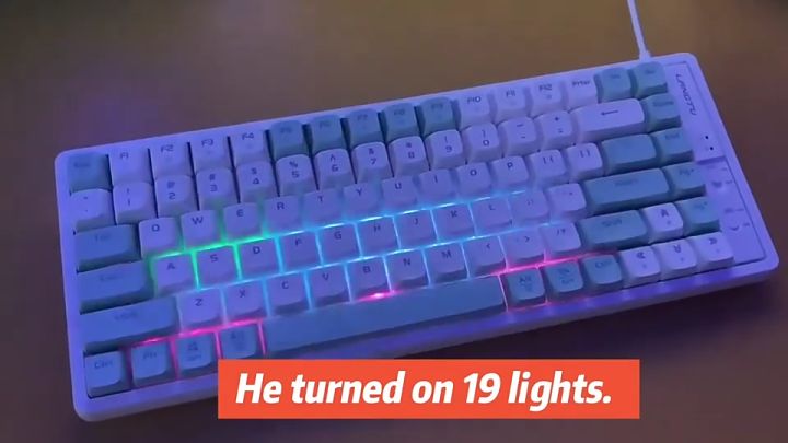 Langtu keyboard online lights