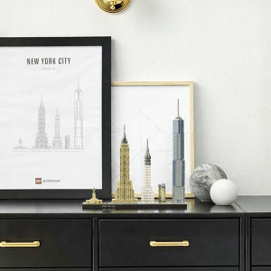 City Skyline New York Landscape Statue of Liberty Building Blocks Toy