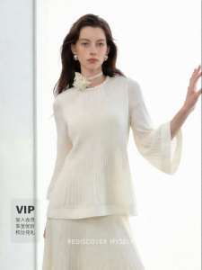 Elaborate French Style Womens Shirt and Skirt Set