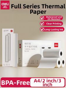 deli | Thermal Adhesive Printing Paper A4
