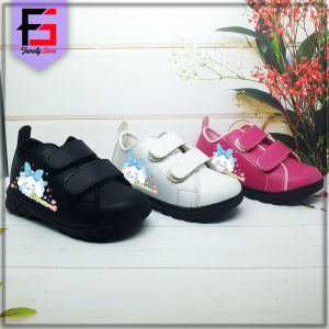 Sepatu Sneakers CINNAMOROLL Anak Perempuan Trendy / Sepatu Kets Perekat Anak Motif Kartun Lucu