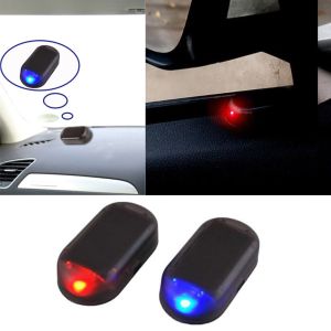 Solar Powered Car Anti-Theft Caution Lamp Flashing Anti-theft Wireless Simulated Dummy Alarm Wireless Warning