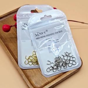 30Pcs Fishing Spinner Clevis U-Shaped Clip Easy Spin Spinner Blade Artificial Bait for Lure Making Accessory Inline Spinner