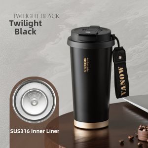 Vanow | New Large Capacity Ceramic Lined Thermos Cup