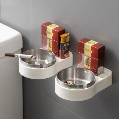 CEFANG | Ashtray Fly Ash Preventing Wall Mounted With Lid