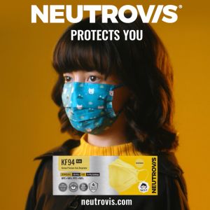 Neutrovis 4-Ply Kids Premium Medical Face Mask 50s - Black (KIDS)