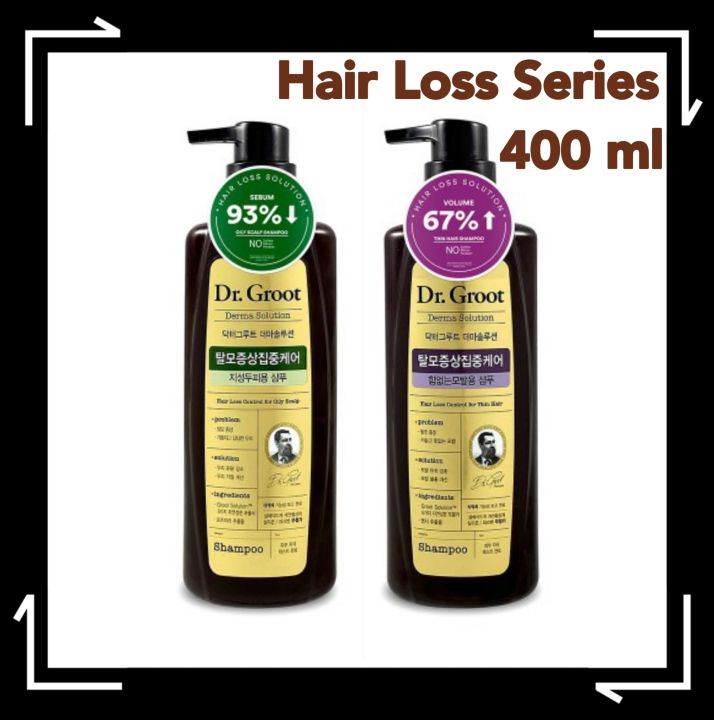 Dr Groot Hair Loss Control Shampoo For Thin Hair / Oily Scalp 400ml