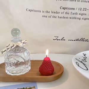 Lilin STRAWBERRY / Lilin Ulang Tahun Happy Birthday Bentuk Strawberry