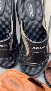 J รองเท้าแตะ ADDA พื้นอย่างดี พื้นสุขภาพ สวมใส่สบาย งานพร้อมกล่อง รุ่น 73802 Size 39-45 สี น้ำตาลอ่อน ดำ น้ำตาล