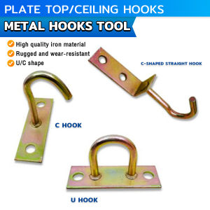 Metal Hooks Tool Fan Ceiling Wall Mounting Ceiling Hooks Wall fixing Hook