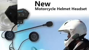 NANATECH BT12 Bluetooth 5.0 Waterproof Headset Bass Sound Noise Reduction Motorbike Wireless