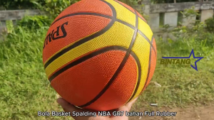 Bola Basket Spalding NBA GR7 Size 7 Dewasa Bahan Full Rubber Indoor dan Outdoor