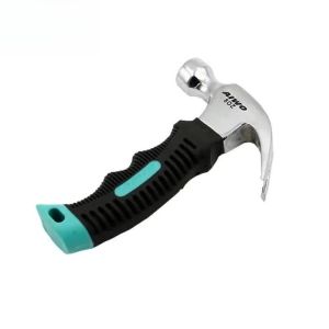 Multifunction Mini Safety Claw Hammer Plating Polishing Surface Ergonomic Design Plastic Handle Portable Hammer Tool
