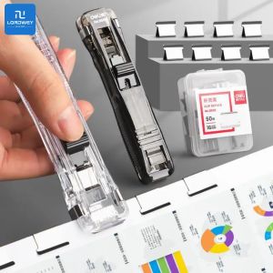 LORDWEY Khinsun Tông Đơ Cắt Giấy Cầm Tay Có Nạp Kim Bấm Kim Loại Kẹp Giấy Để Đóng Tài Liệu Văn Phòng Phẩm