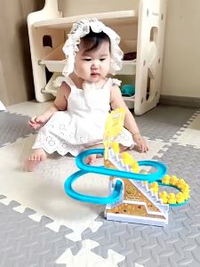 Duck Climbing Stairs Track Toy Childrens Electronic Educational Toy