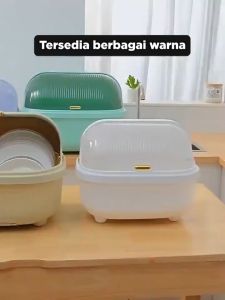 Rak Pengering Piring Plastik Rak Gelas / Mangkok / Sendok / Garpu Rak Dapur 5403