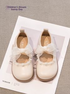 TONGMENGQINGTIAN | Mary Jane White Soft Sole Princess Shoes for Girls Summer