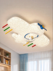 FANCY LAMP CLUB | Eye Protection Creative Airplane LED Full Spectrum Ceiling Light