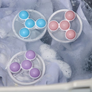 Washing Machine Laundry Floating Filter Pet Fur Lint Hair Catcher Reusable Mesh Dirty Collection Pouch Cleaning Balls